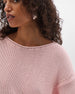 Draped Knit Sweater | Quartz