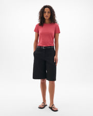 Crew Neck Tee | Rhubarb