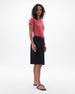 Crew Neck Tee | Rhubarb