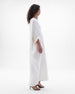Another Tomorrow Hemp Caftan in White – Hemp Women's Dress