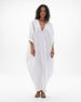 Another Tomorrow Hemp Caftan in White – Hemp Women's Dress