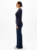 Another Tomorrow Long Sleeve T-Shirt in Navy – Cotton Women's Top