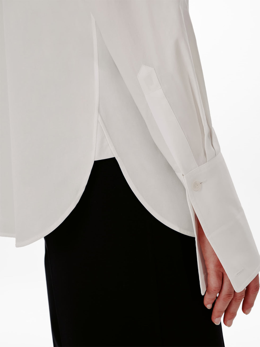 Another Tomorrow Men’s Shirt in White – Cotton Women's Top