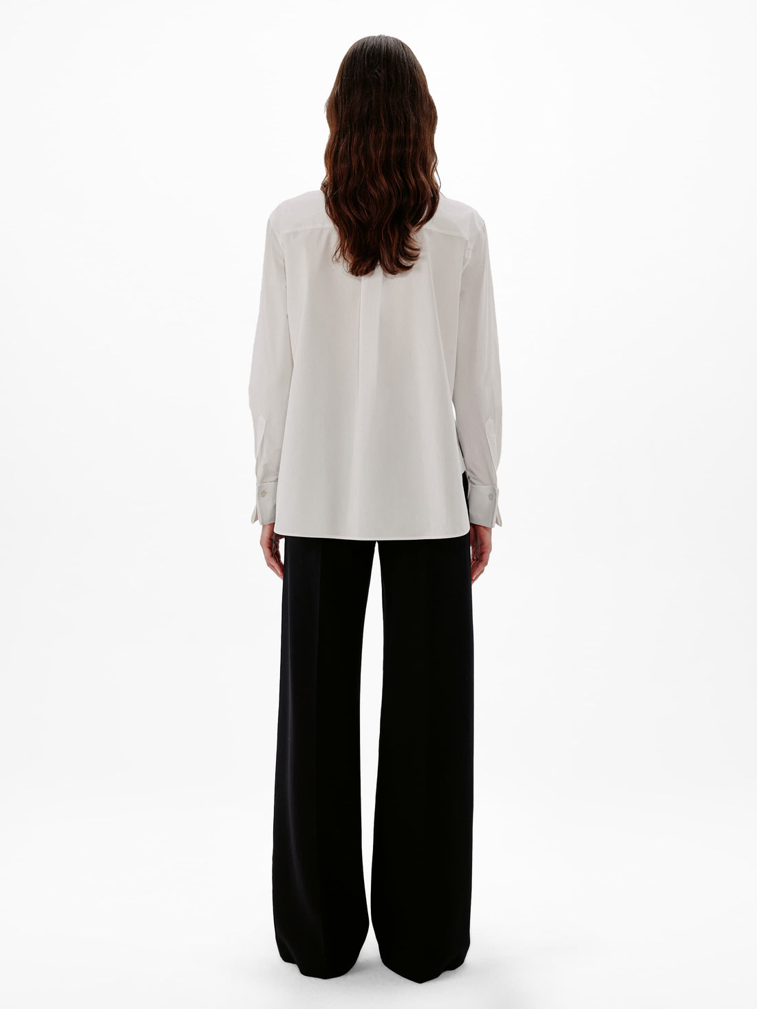 Another Tomorrow Men’s Shirt in White – Cotton Women's Top