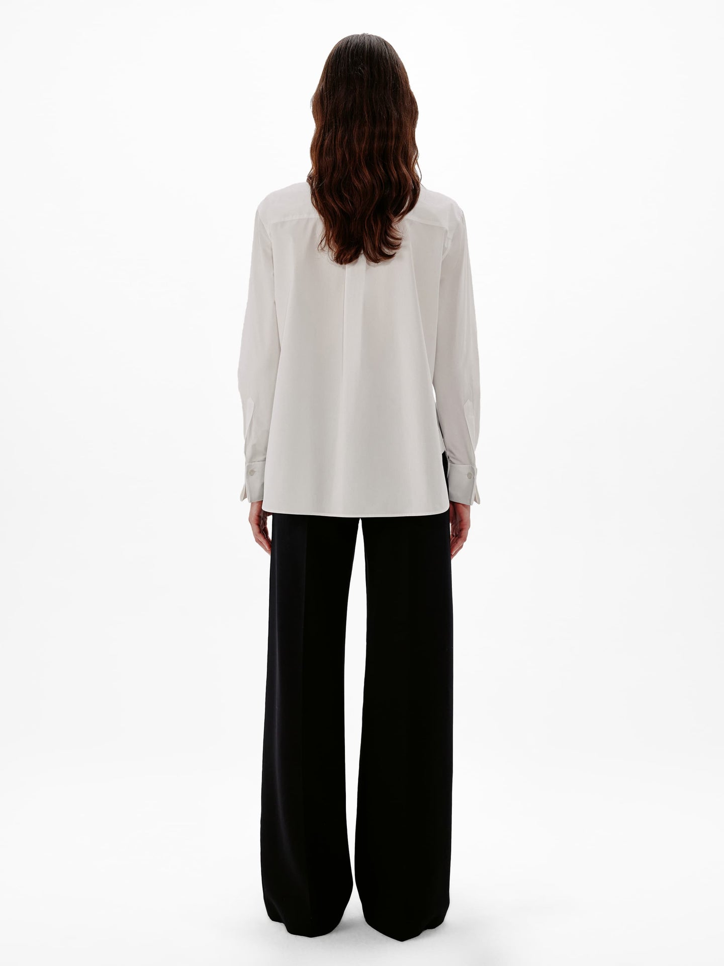 Another Tomorrow Men’s Shirt in White – Cotton Women's Top