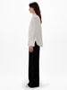 Another Tomorrow Men’s Shirt in White – Cotton Women's Top