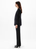 Another Tomorrow Single Button Jacket in Black – Wool Women's Jacket