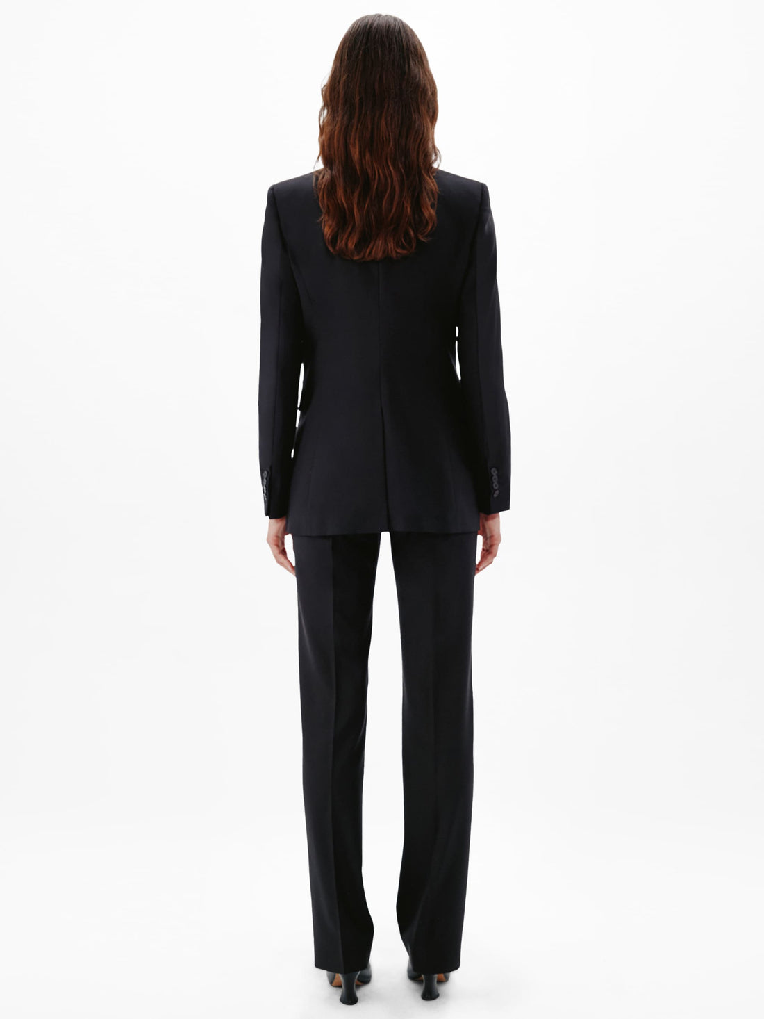 Another Tomorrow Single Button Jacket in Black – Wool Women's Jacket
