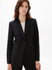 Another Tomorrow Single Button Jacket in Black – Wool Women's Jacket
