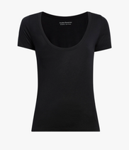 Ballet Scoop Tee | Black