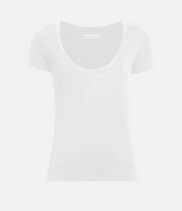 Ballet Scoop Tee | Vanilla