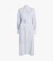 Belted Shirt Dress | Blue Stripe in blue stripe