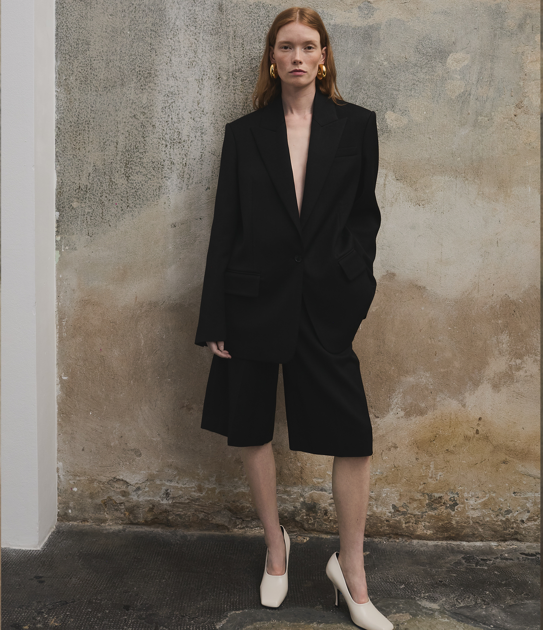 Oversized Tailored Jacket | Black