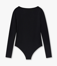 Scoopback Bodysuit | Black