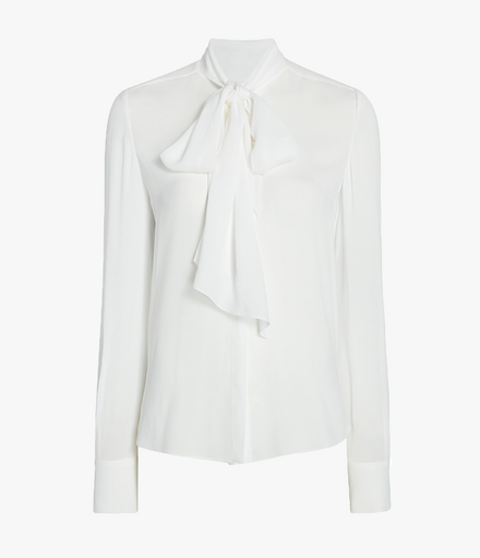 Bow Blouse | White