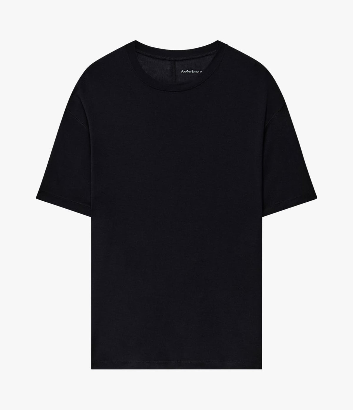Another Tomorrow Boy Tee in Black – Jersey Women's Top