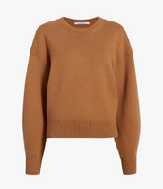Cashmere Knit Sweatshirt | Camel