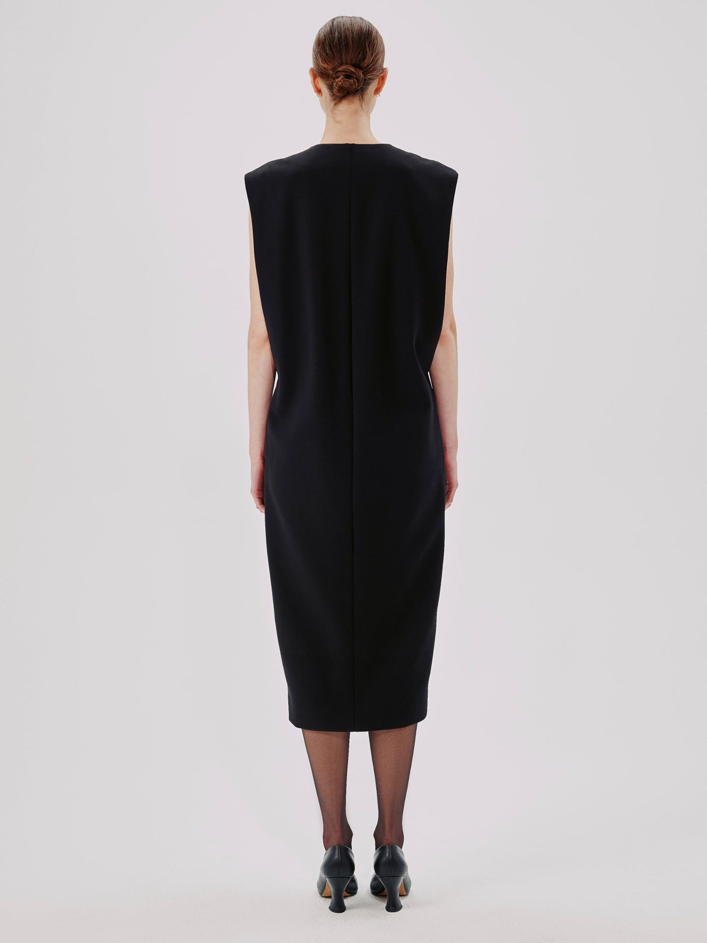 Cape Back Sheath Dress - Resale | Black
