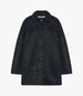 Another Tomorrow Car Coat in Black – Nylon Women's Outerwear