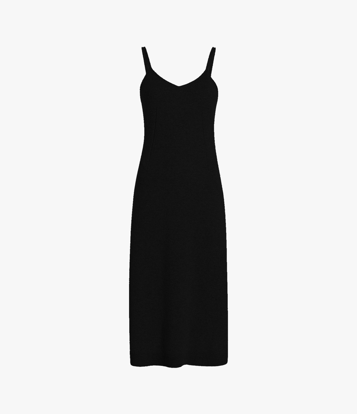 Cashmere Slip Dress | Black