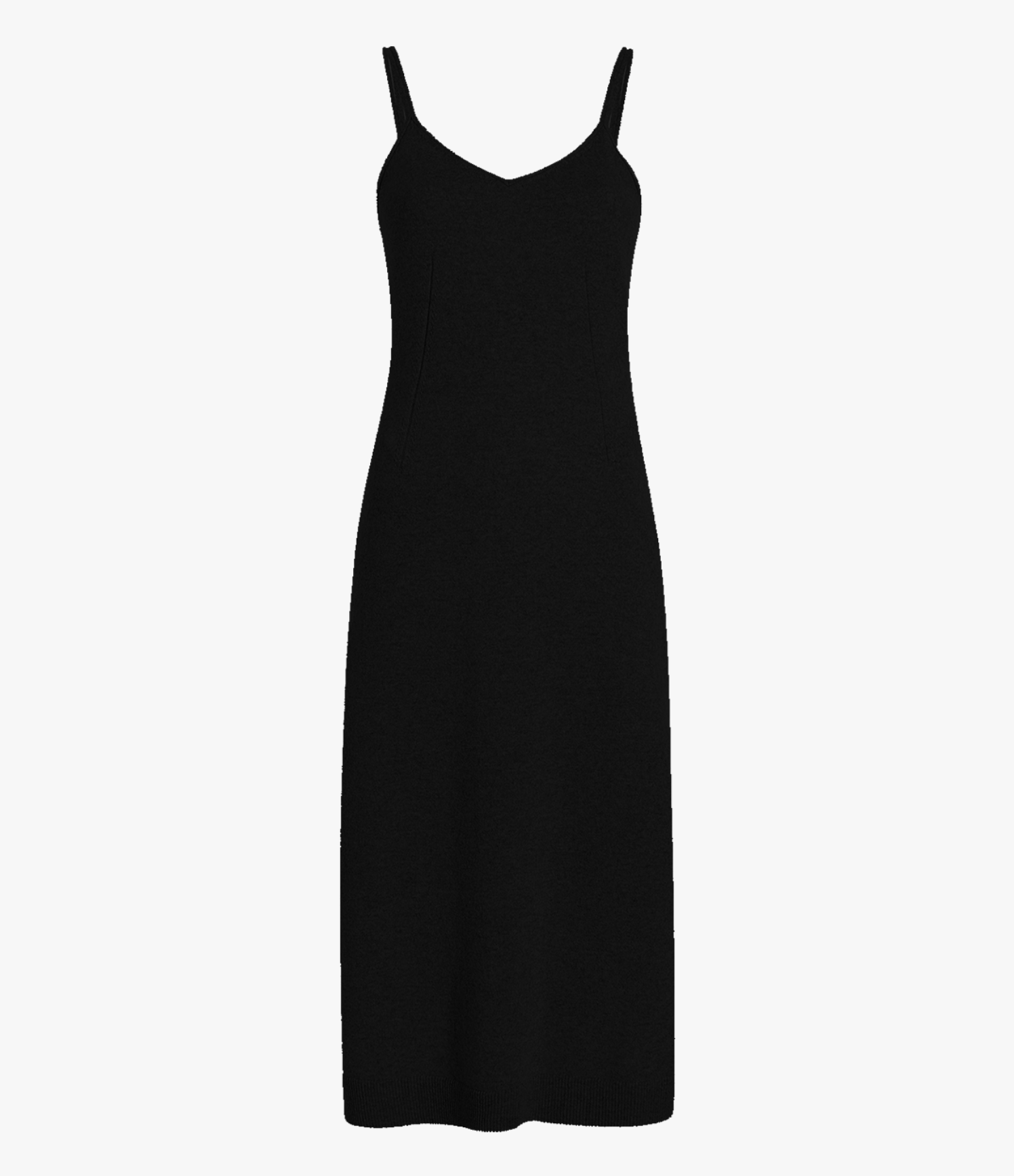 Cashmere Slip Dress | Black  Another Tomorrow