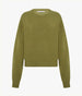 Cashmere Knit Sweatshirt | Light Moss