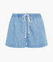 Chambray Drawcord Short | Light Blue Wash