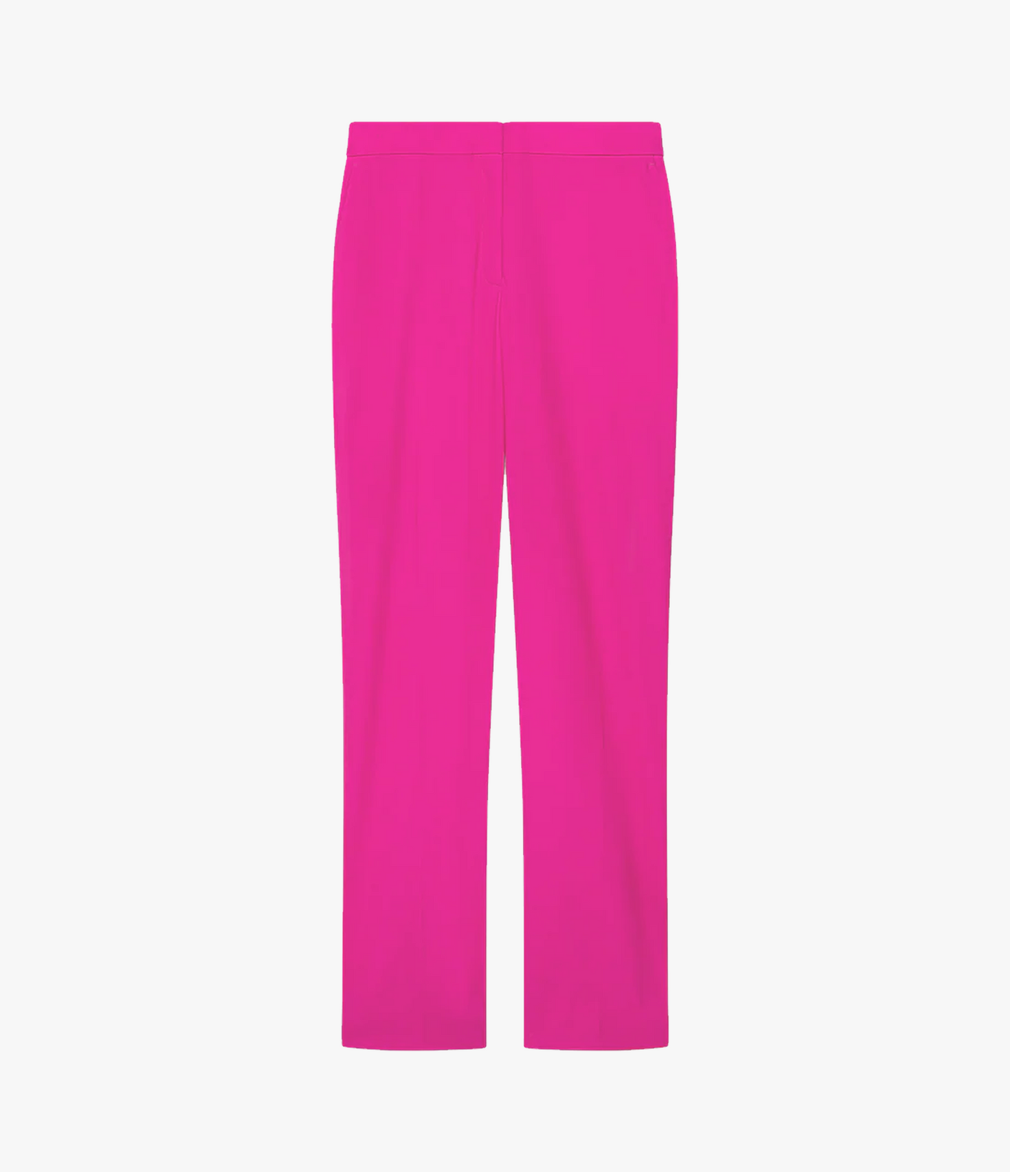 Another Tomorrow Classic Trouser in Peony – Wool Women's Trousers