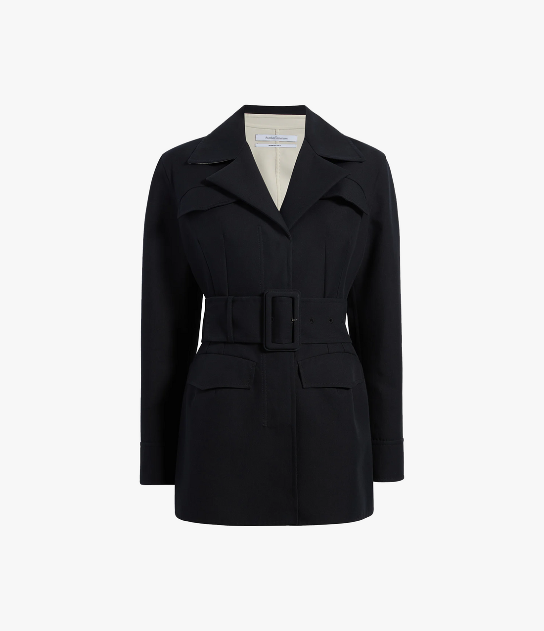 Contrast Jacket | Black/Cream