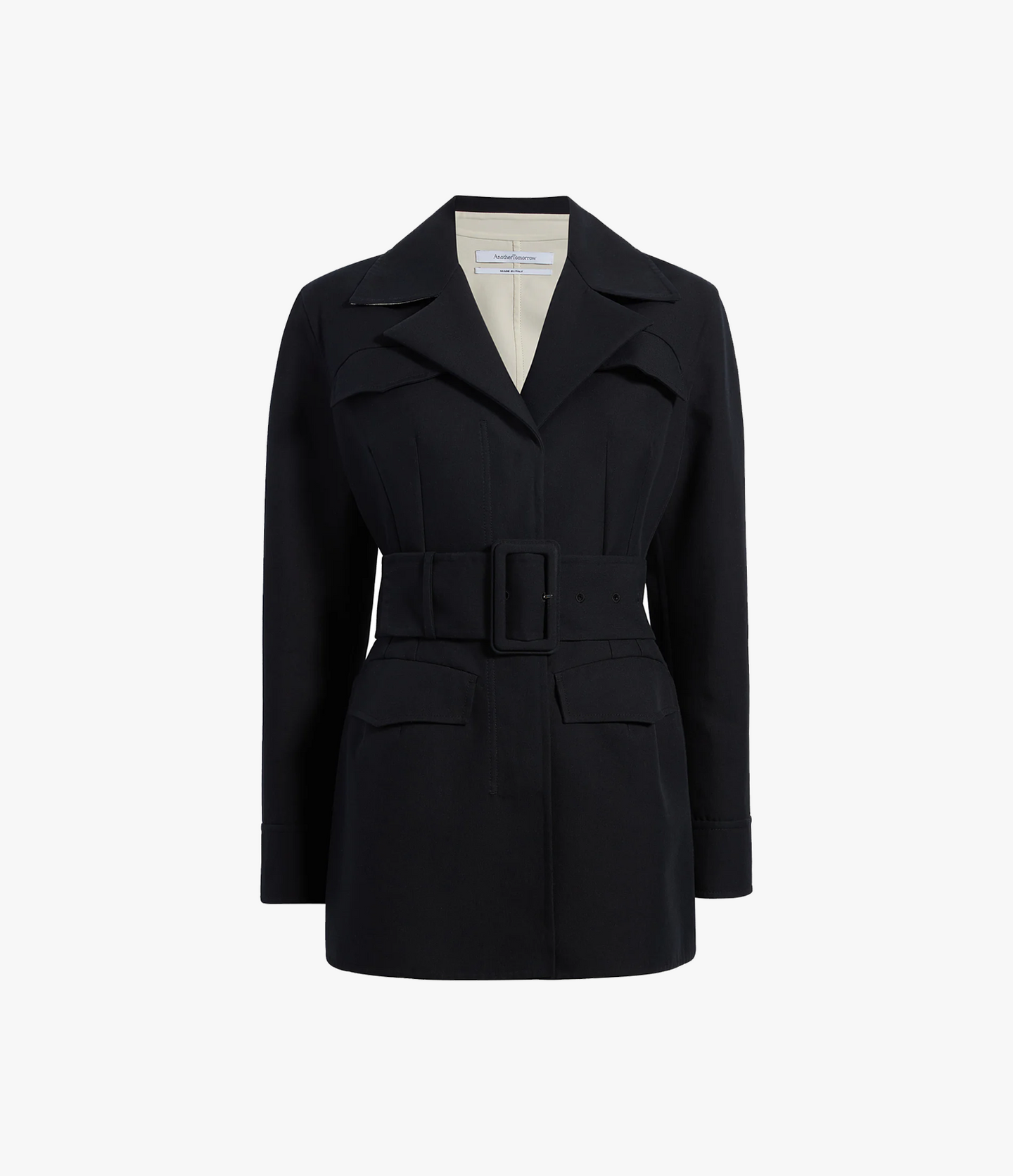 Contrast Jacket | Black/Cream