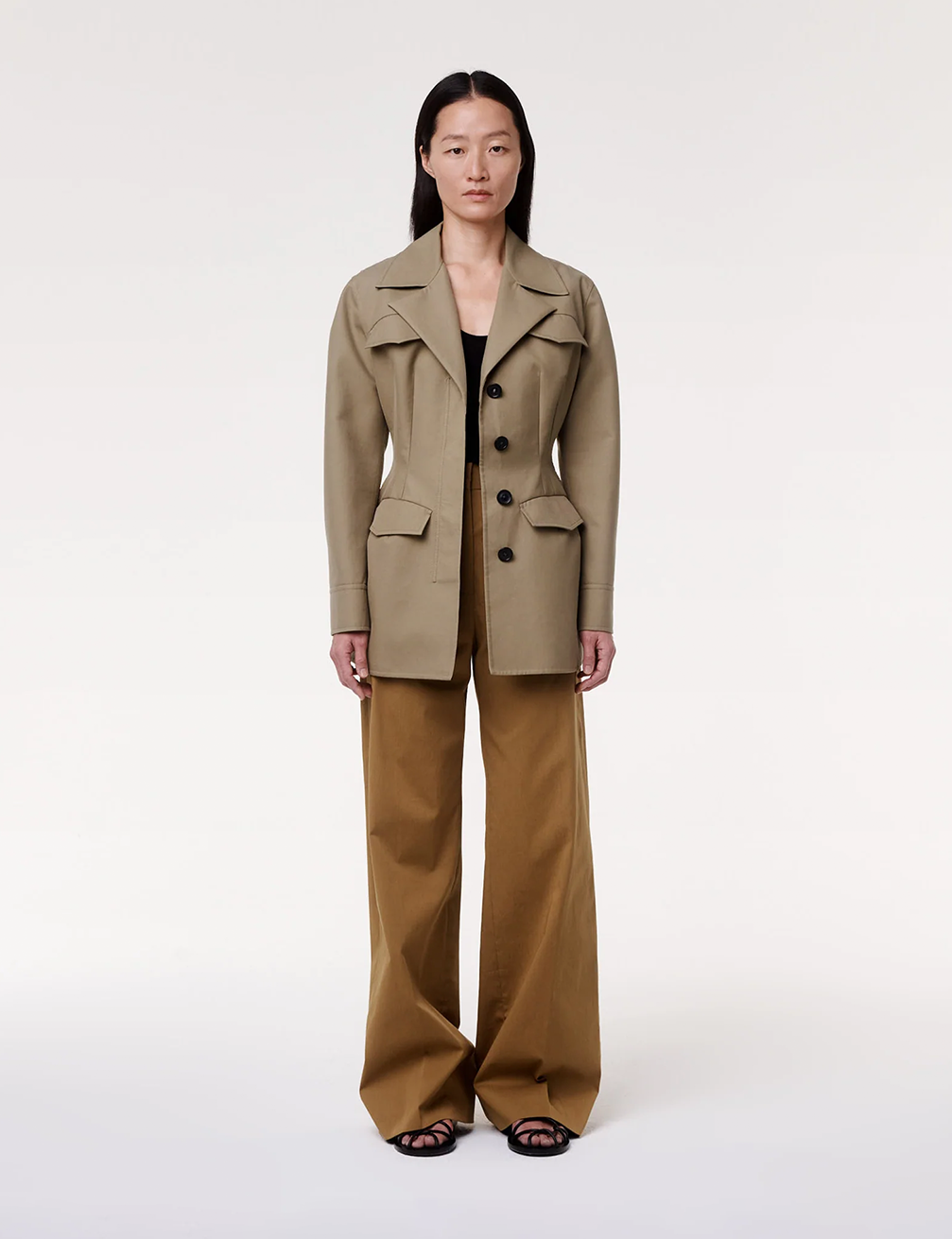 Contrast Jacket – Another Tomorrow Contrast Jacket – Another Tomorrow