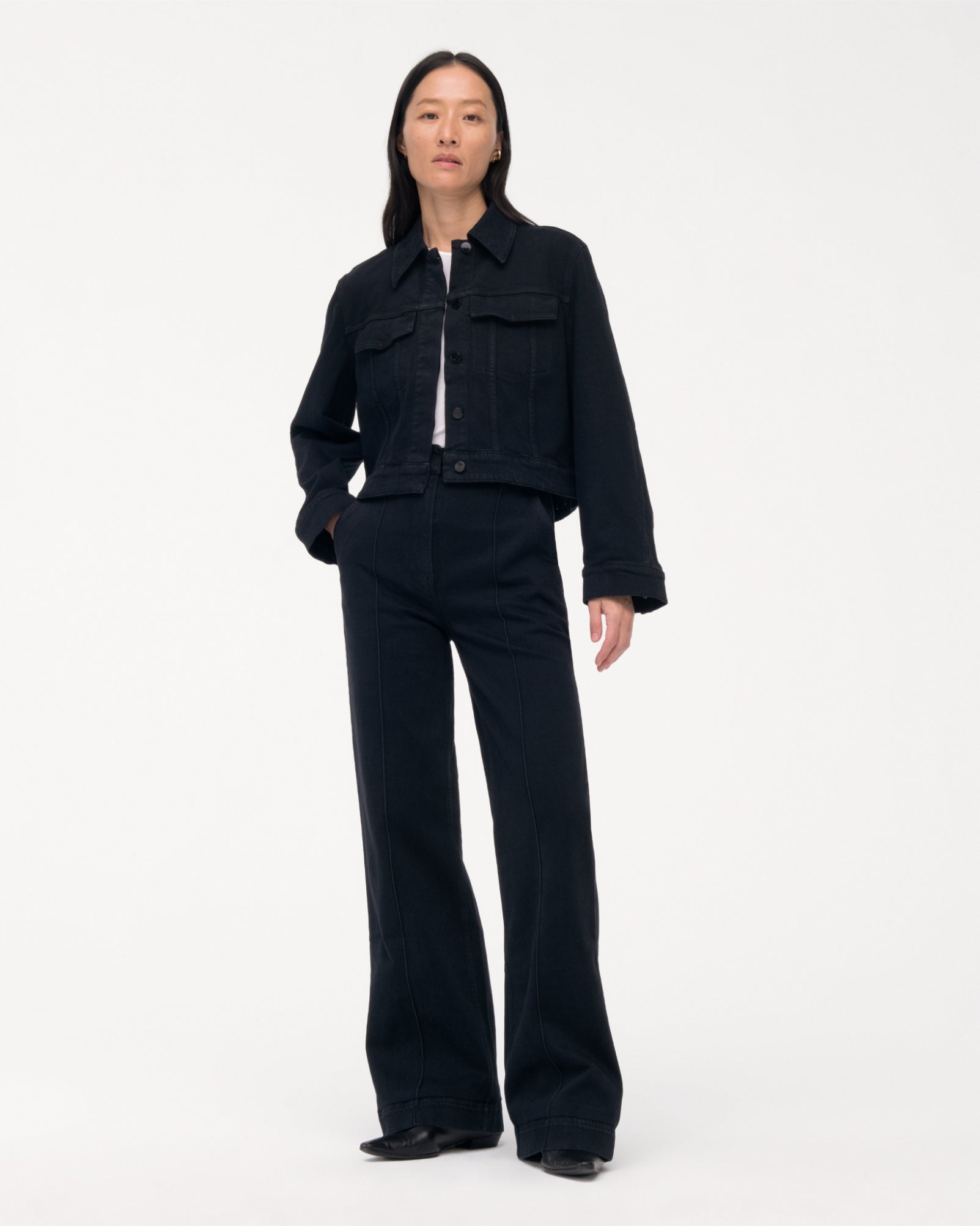 New Denim Suits for Men Slim fit Tailor-made Fashion Business Wedding  Tuxedo Set Casual Winter Black Suit Jacket Pants 2 Pieces - AliExpress