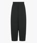 Another Tomorrow Curved Cropped Trouser in Black – Wool Women's Trousers