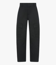 Curved Cargo Pant | Black