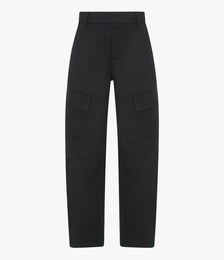 Curved Cargo Pant | Black