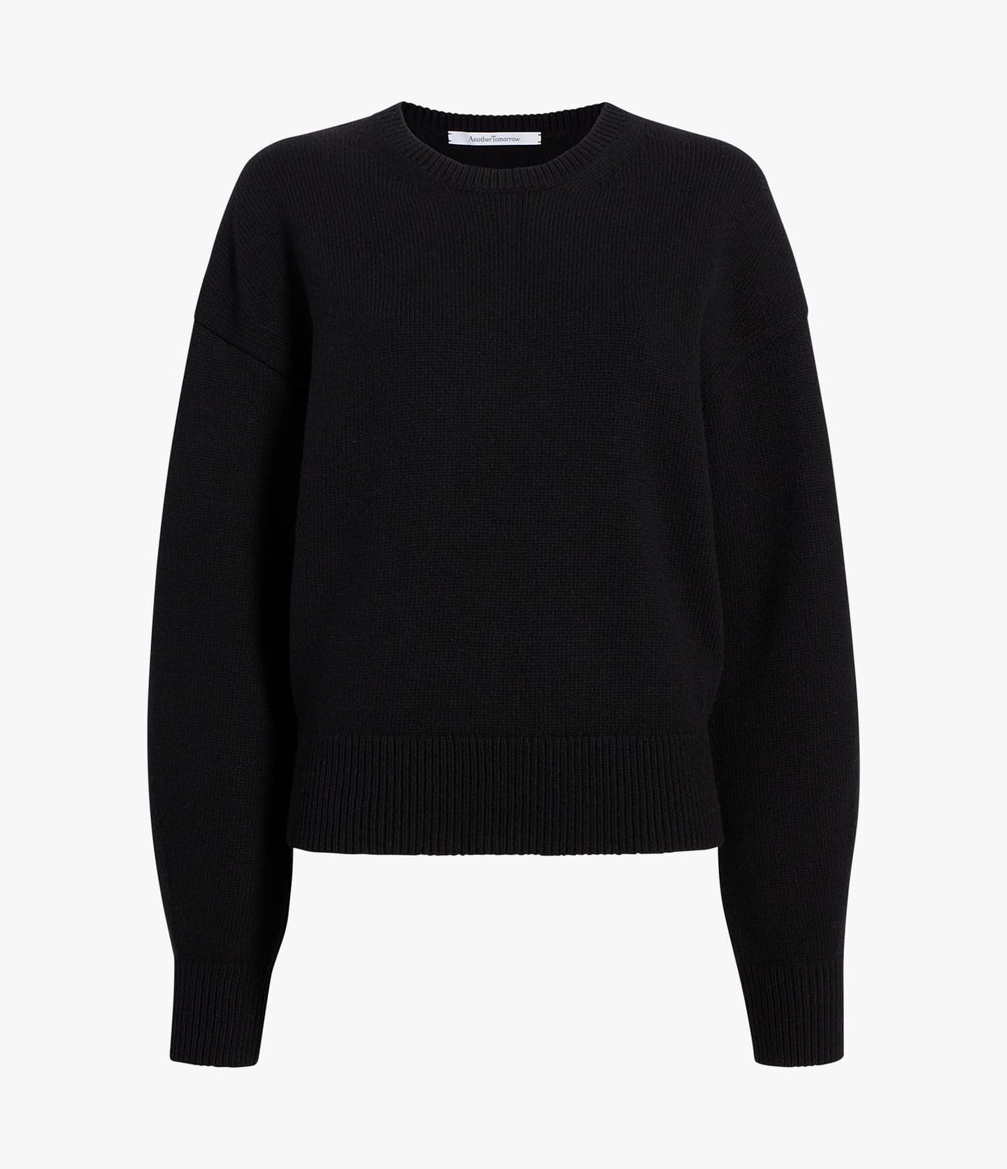 Cashmere Knit Sweatshirt | Black
