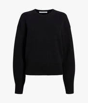 Cashmere Knit Sweatshirt | Black