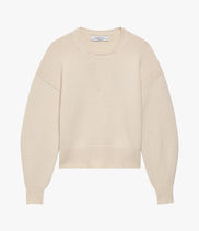 Cashmere Knit Sweatshirt | Ivory