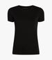 Another Tomorrow Crew Neck T-Shirt in Black – Cotton Women's Top