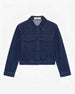 Cropped Denim Jacket | Dark Wash