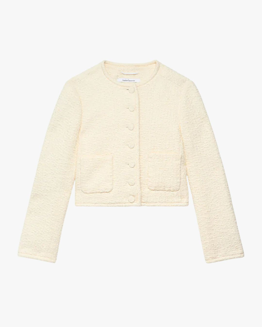 Cropped Tweed Jacket | Cream