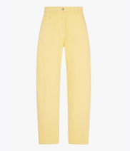 Curved Denim Pant | Daffodil