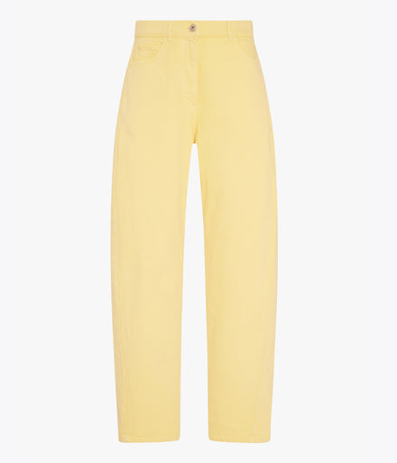 Curved Denim Pant | Daffodil