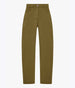 Another Tomorrow Denim Curved Pant in Kelp – Cotton Women's Trousers