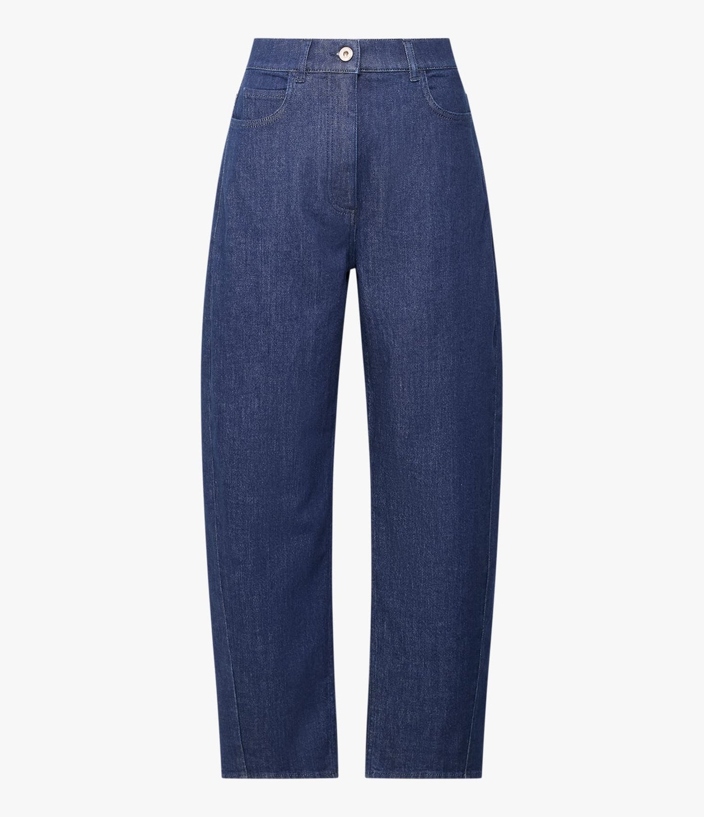 Curved Denim Pant | Rinsed