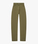 Another Tomorrow Denim Curved Pant in Kelp – Cotton Women's Trousers
