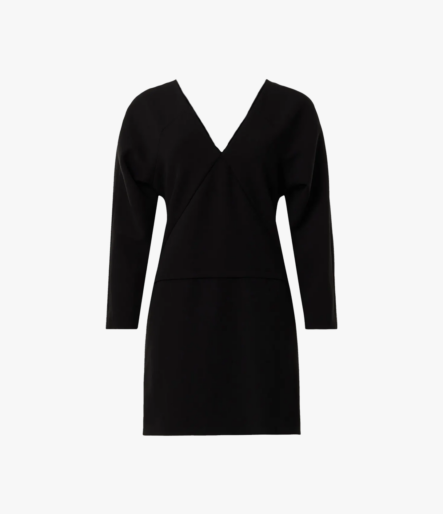 Dolman Sleeve Mini Dress | Black