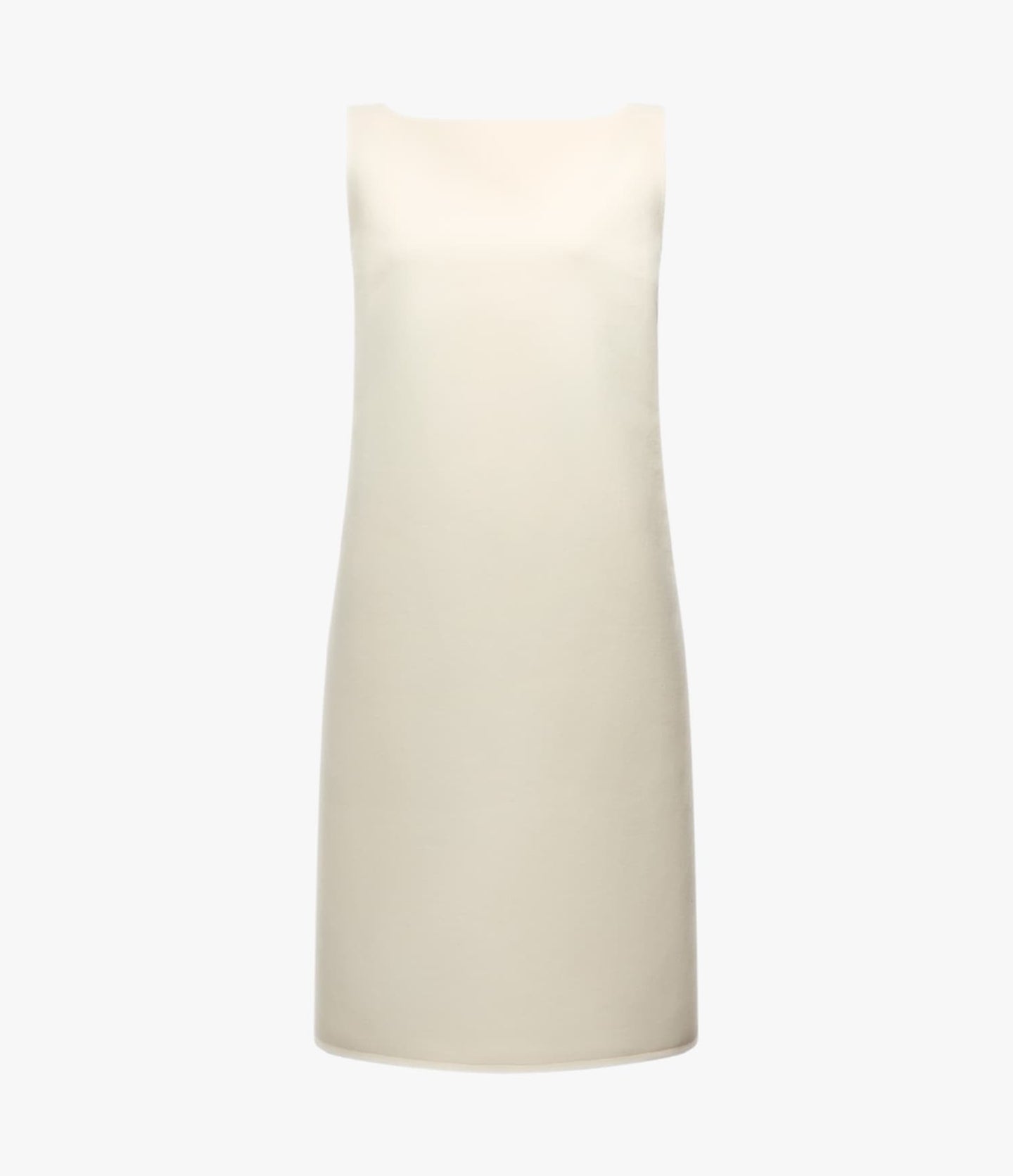 Another Tomorrow Double Face Sheath Dress in Cream – Cotton Women's Dress