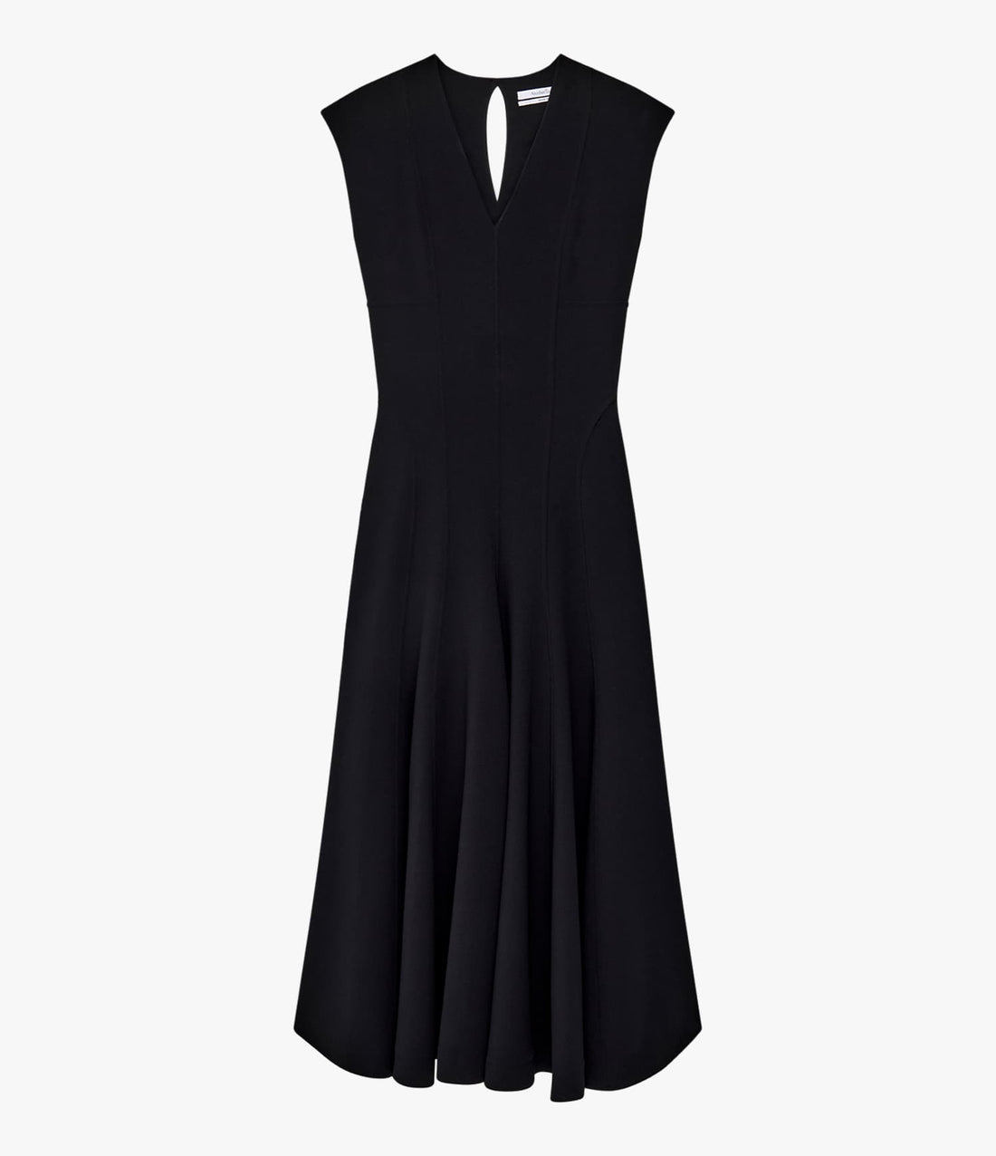 Another Tomorrow Double Face Cutout Dress in Black – Wool Women's Dress