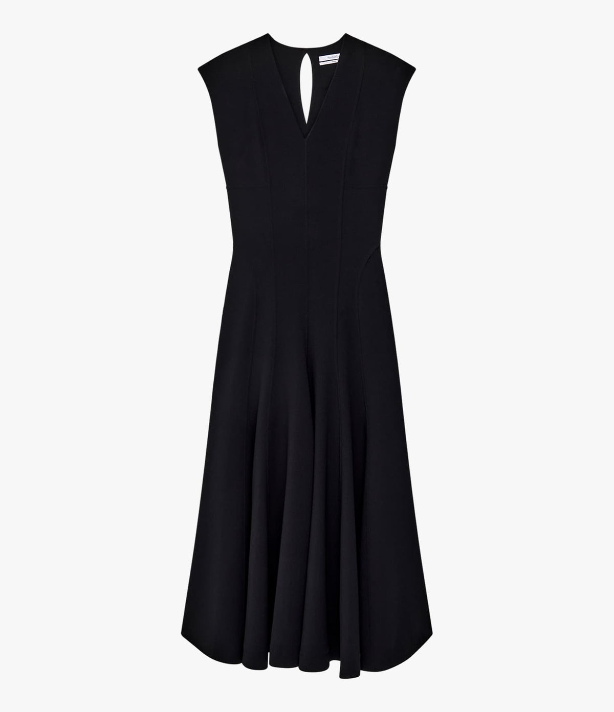 Another Tomorrow Double Face Cutout Dress in Black – Wool Women's Dress